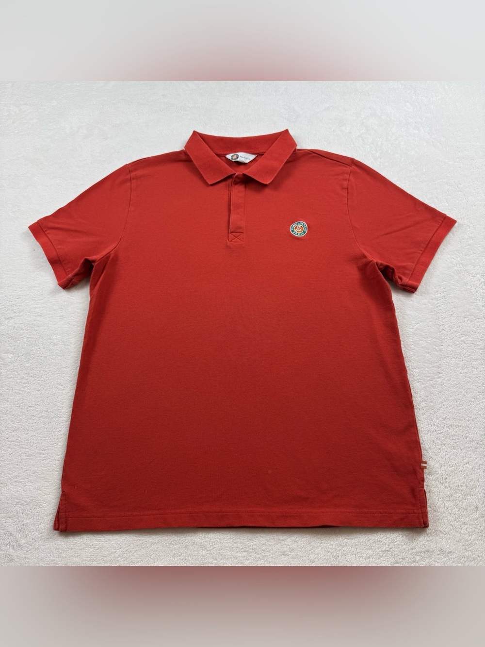 Roland Garros Paris polo shirt men’s sizeXL red short sleeve tennis French open